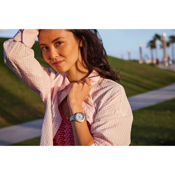 Citizen Eco-Drive Carson Women's Diamond Accent Blue Date Watch - Picture 7 of 7